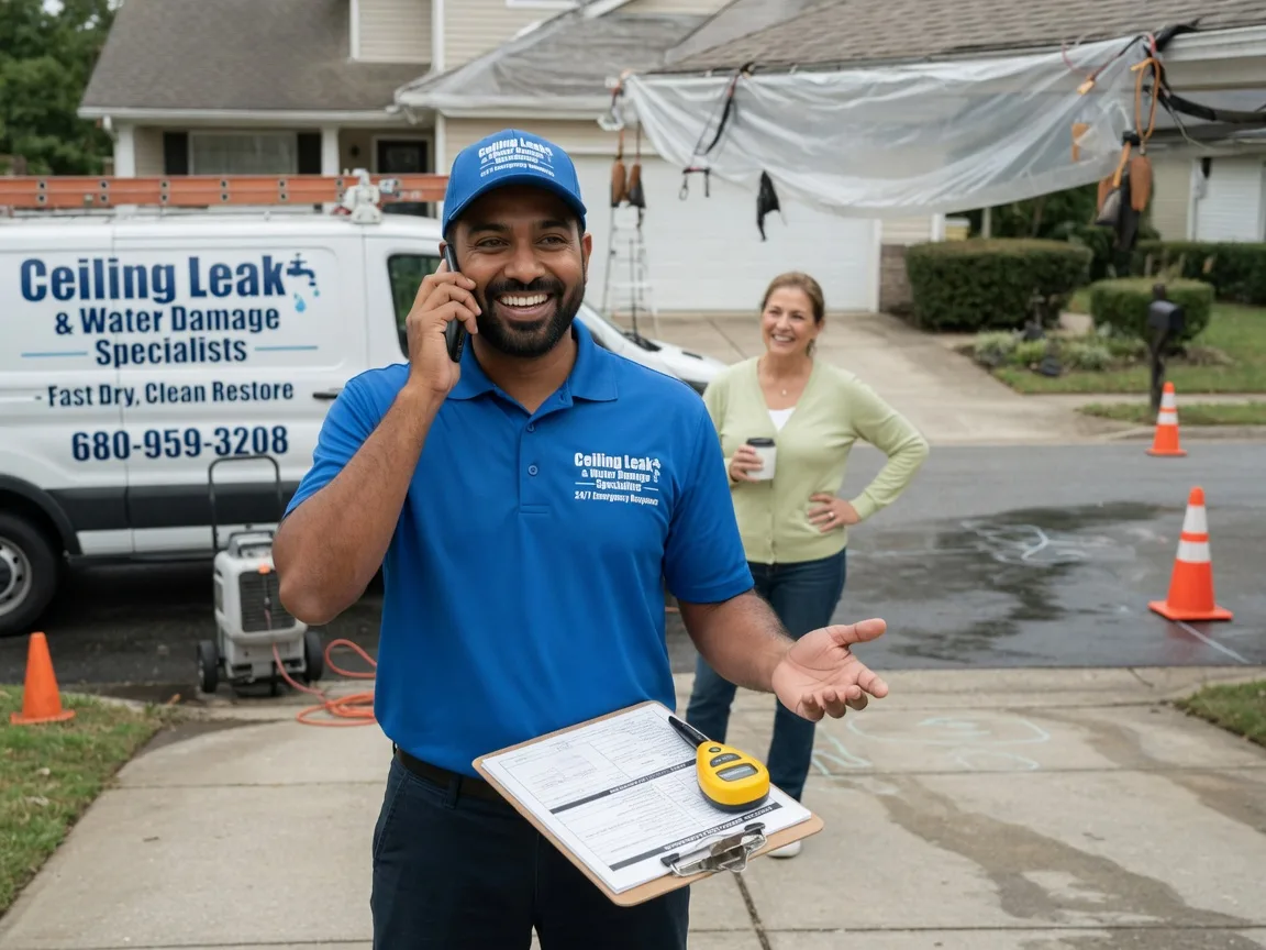 Ceiling Leak Cleanup Meriden, NH FAQs